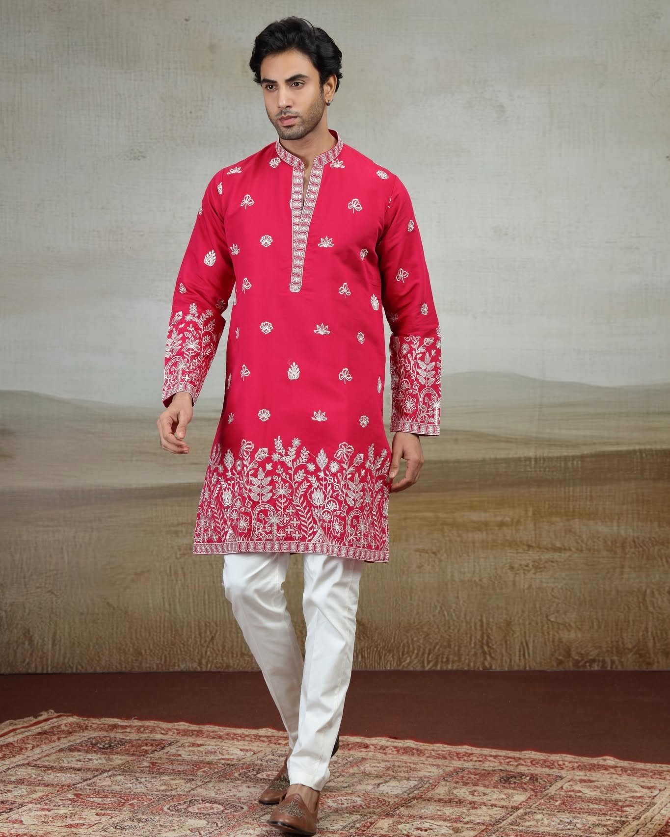 Bold Elegance in Dark Pink | Design No. 4743